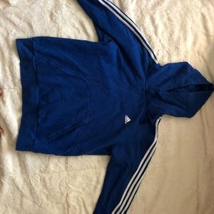 Adidas Men’s tripled stripped hoodie